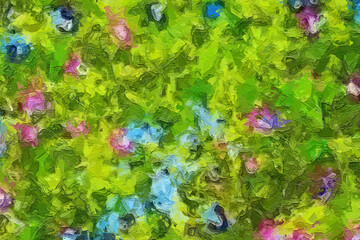 Oil paintings and various flowers, roses, peonies, cats, dogs, plum blossoms, butterflies,...