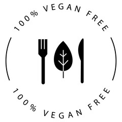 Green Organic Vegan VEctor Icon Design