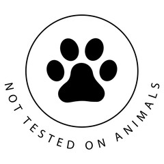Fototapeta premium Certified Vegan Animal Safe Vector Icon Design