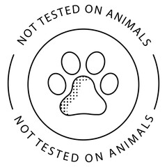 Eco Label Certified Animal Rights VEctor ICon Design