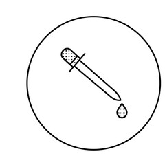Eco-Friendly Non-Toxic Dye Vector Icon Design