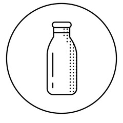 Eco Dairy Symbol Healthy Vector Icon Design