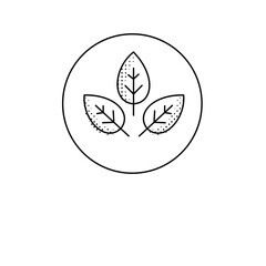 Organic Pure Leaf Eco VEctor Icon Design
