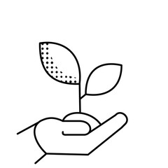 Pure Healthy Farm Grown Vector Icon Design