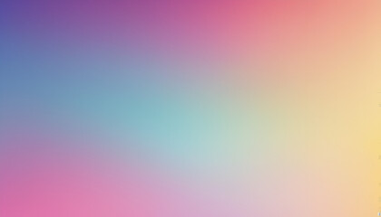 Obraz premium An elegant digital illustration of a pastel gradient with a refined blend of pink, yellow, and blue tones, perfect for sophisticated design applications.