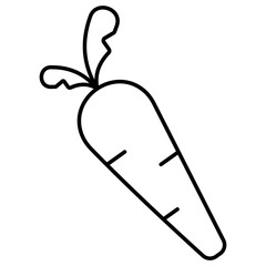 Eco-Friendly Carrot Diet Vector Symbol ICon Design
