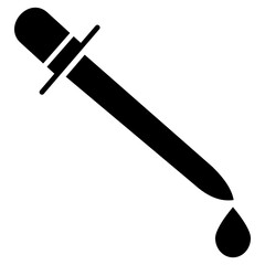 Eco Green Dye Colorants Vector Icon Design