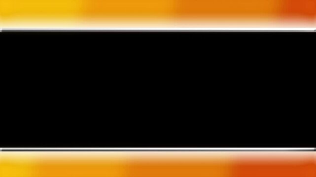TV News style border frame with top & bottom bumpers with chrome edges and transparent centre seamless loop [4K]