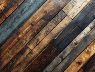 Stylish wooden floor planks.