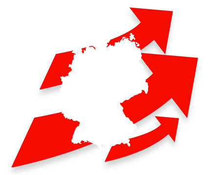 recommend clip art: shape of the map of Germany, silhouette outline symbol icon, isolated