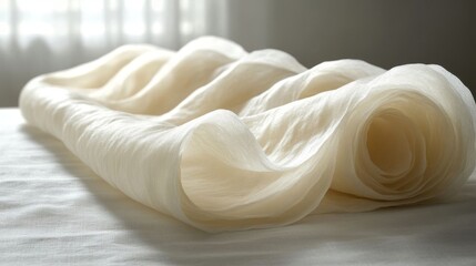 Obraz premium Soft tissue paper display roll.