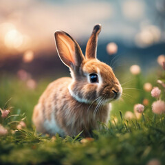 Fototapeta premium Cute Bunny Closeup