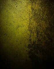 Fototapeta premium Grunge background featuring dark, dirty green tones with a military-inspired look; abstract, vintage style with textured, aged effects, evoking rugged, distressed aesthetics; worn, weathered, with str