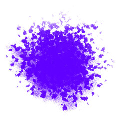 Obraz premium purple color color ink shape Grunge splatters. Abstract background. Grunge text banners, Dynamic purple Big drop shape, marketing, designing, technology, designing