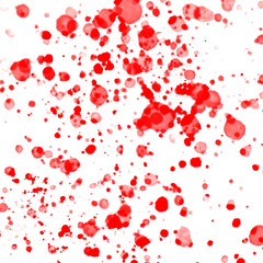 dark red patterns on isolated white background or transparent background. Big bloody stains and marks. Dynamic red blood pattern. Big drop, marketing, designing, technology, designing