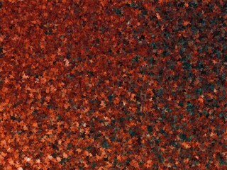 The image shows a simple abstract background with a solid red color and a subtle texture created by small black dots.