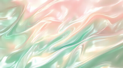 Obraz premium Abstract gradient green pastel background. bright sweet multi-colored background. Pastel Gradient. Illustration
