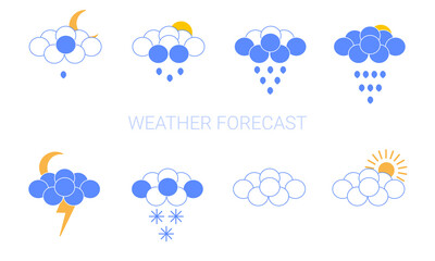 Weather icon set