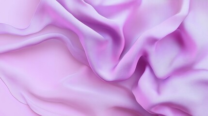 Fototapeta premium A soft and luxurious pink fabric draping gracefully, perfect for backgrounds, fashion, and design projects.