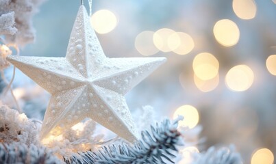 Christmas Star that is white