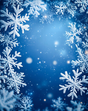 Winter Photo Backdrop Background 4x5 Social Post Instagram