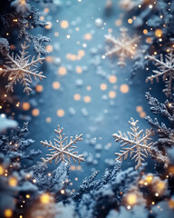 Winter Photo Backdrop Background 4x5 Social Post Instagram