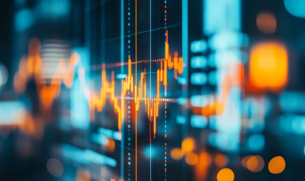 An image placeholder for a financial news website, abstract symbols of growth and economy, clear and professional, ready for the latest update