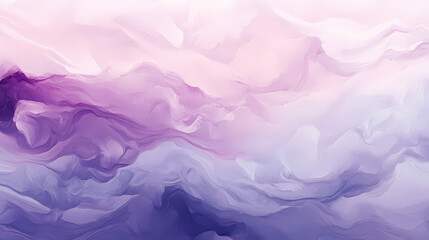 Fototapeta premium Gentle pastel lavender and pink flowing layers. Pastel Gradient. Illustration