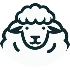sheep hat icon illustration