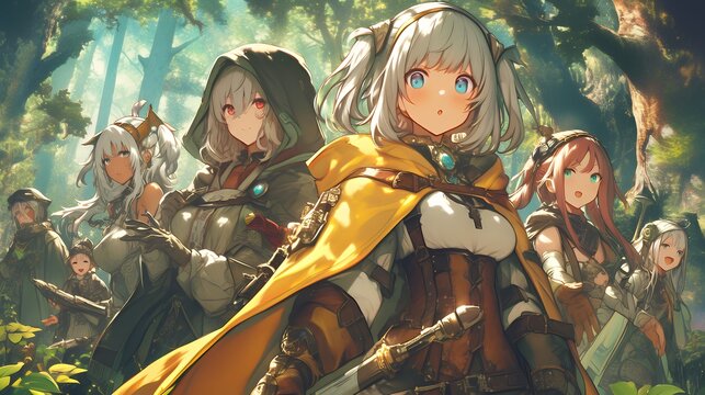 アニメスタイル 　japanese anime style