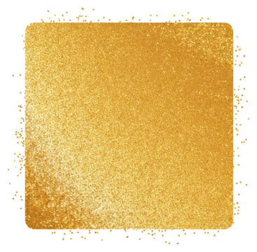 PNG Gold square icon glitter backgrounds white background.