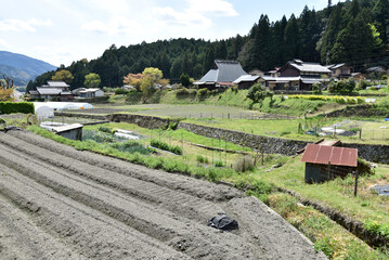 京都大原　田園風景　京都市左京区