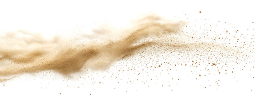 PNG Particles cloud sand dust.