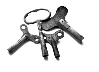 Antique watch winding keys