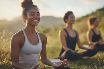 Outdoor Yoga Meditation