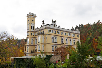 Castle Hruba Skala in Bohemian Paradise, Czech Republic 