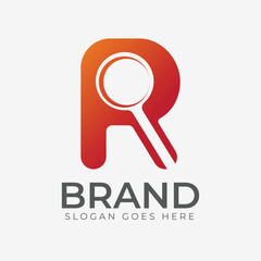 R Creative Logo Design Template