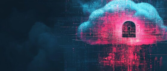 Modern Cloud Security Exploring Cryptographic Symbols in Flat Design