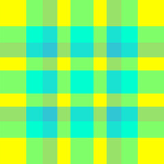 Decoration vector textile tartan, royalty pattern texture fabric. Day plaid background seamless check in green and yellow colors.