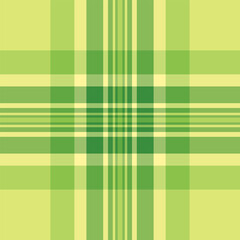 Page fabric pattern plaid, paint tartan textile background. Expressive vector seamless texture check in green and lime colors.