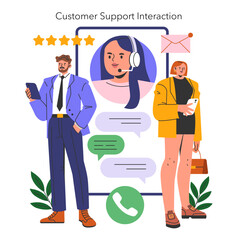 Cyber Monday. Flat Vector Illustration