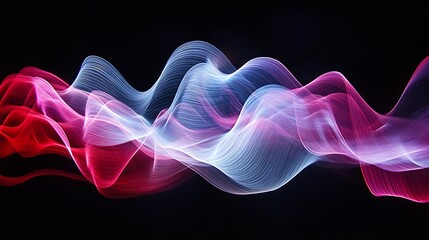 Fototapeta premium abstract wavelike design with fluid lines 