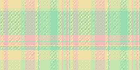 Part seamless pattern tartan, ceremony fabric check background. Nobility textile texture plaid vector in light and green colors.