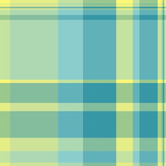 Scrapbook tartan vector pattern, festive seamless background check. Contour fabric plaid texture textile in light and lime colors.