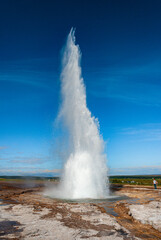 Strokkur, Geyser in nature in Iceland