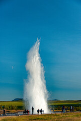Strokkur, Geyser in nature in Iceland