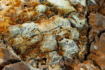 cracked ground with cracks, its notoriety chiefly because of its sulphurous mud springs called solfataras and steam springs called fumaroles.