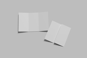 A4 TRIFOLD BLANK BACKGROUND