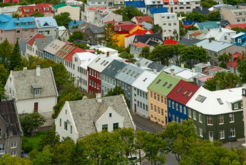 Fototapeta premium Reykjavik, capital city of Iceland