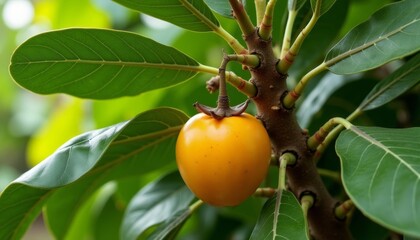  Fresh fruit in the making  A vibrant orange in bloom
